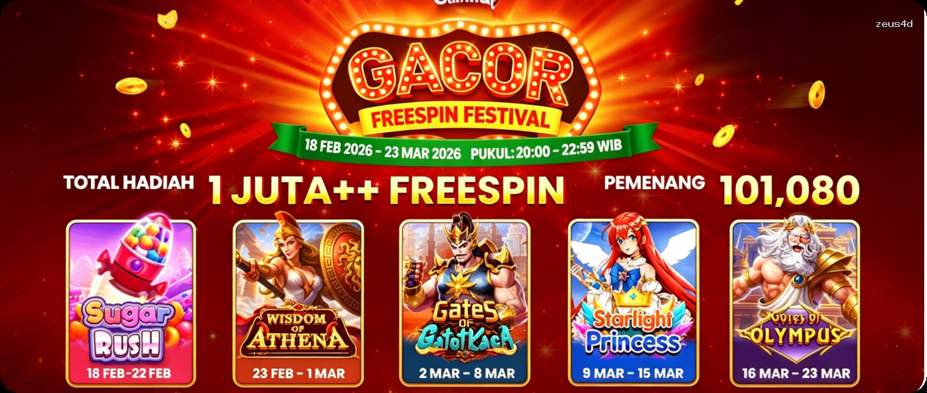 Login zeus4d Sekarang Bonus Melimpah